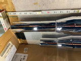 Harley Slip On Screamin Eagle Mufflers Softail Fatboy Deuce FXST 2000-06 Shotgun