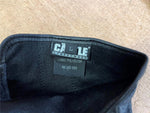 Castle Streetwear Heavy Duty Black Leather Winter Riding Gloves Mens Sz L