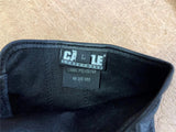 Castle Streetwear Heavy Duty Black Leather Winter Riding Gloves Mens Sz L
