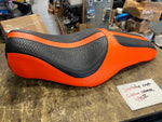 Custom 1 off Seat Orange Racing Stripe Harley Sportster 4.5 Tank 2007^ 883 1200!