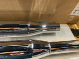 Harley Slip On Screamin Eagle Mufflers Softail Fatboy Deuce FXST 2000-06 Shotgun