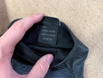 Castle Streetwear Heavy Duty Black Leather Winter Riding Gloves Mens Sz L