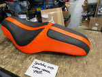 Custom 1 off Seat Orange Racing Stripe Harley Sportster 4.5 Tank 2007^ 883 1200!