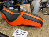 Custom 1 off Seat Orange Racing Stripe Harley Sportster 4.5 Tank 2007^ 883 1200!