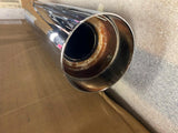 Harley Slip On Screamin Eagle Mufflers Softail Fatboy Deuce FXST 2000-06 Shotgun