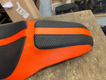 Custom 1 off Seat Orange Racing Stripe Harley Sportster 4.5 Tank 2007^ 883 1200!