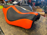 Custom 1 off Seat Orange Racing Stripe Harley Sportster 4.5 Tank 2007^ 883 1200!