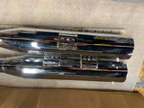 Harley Slip On Screamin Eagle Mufflers Softail Fatboy Deuce FXST 2000-06 Shotgun