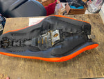 Custom 1 off Seat Orange Racing Stripe Harley Sportster 4.5 Tank 2007^ 883 1200!
