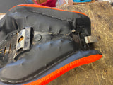 Custom 1 off Seat Orange Racing Stripe Harley Sportster 4.5 Tank 2007^ 883 1200!