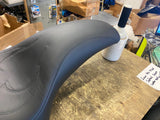 Low Profile Badlander Stripper Leather Harley Seat Softail Fatboy Heritage 00^