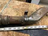 Vtg Harley Panhead Knucklehead Old Skool Muffler fishtail Chopper OE Squish Pipe