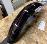 Front Fender Harley Rocker FXCW Black Flames 2009-10 OEM Nice