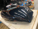 Superglide Gas TAnk AMF Black Harley fx Shovelhead Ironhead Sportster Old Skool!