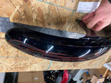 Front Fender Harley Rocker FXCW Black Flames 2009-10 OEM Nice