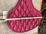 Pink Studs Harley Solo Seat Cover Panhead Knucklehead Flathead Shovelhead FLH