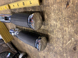 Custom Footpegs W Mounts Harley Forward Controls Highway Pegs Chrome Rubber FXST