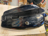 Superglide Gas TAnk AMF Black Harley fx Shovelhead Ironhead Sportster Old Skool!