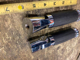 Custom Footpegs W Mounts Harley Forward Controls Highway Pegs Chrome Rubber FXST