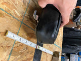 Old Skool Bar Shield SissyBar Pad Harley Sportster Shovelhead Ironhead Rib AMF!
