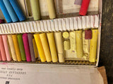 Vtg Box Greenland Studios Lot Oil Pastels Set Art Supplies Painting School Home