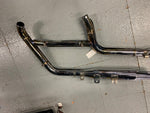 1990 Harley Fatboy FLSTF Gray Ghost Factory Stock Exhaust Pipes OEM 1990-1999