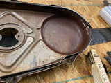 OEM Vtg Tin Primary Cover harley 1936-1940 UL Flathead Knucklehead Early Vtg Ori
