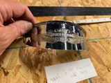 Chrome Gold Headlight Visor 5 3/4 Harley Wings Sportster Dyna Softail OEM Harley