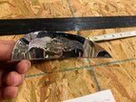 Chrome Gold Headlight Visor 5 3/4 Harley Wings Sportster Dyna Softail OEM Harley