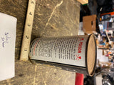 Vtg Metal Oil Gas Can Siloo Sahara Tin Service station Great Graphix Garage CAve