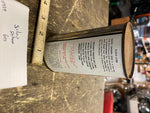 Vtg Metal Oil Gas Can Siloo Sahara Tin Service station Great Graphix Garage CAve