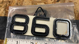 1974-78 Ducati 860GT 860 GT side Panel cover emblem badge Vtg OEm