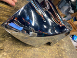 Headlight Cover Nacelle Harley FLH Shovelhead Panhead chrome Right Aluminum #2