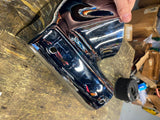 Headlight Cover Nacelle Harley FLH Shovelhead Panhead chrome Right Aluminum #2
