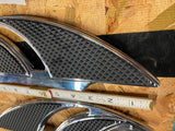 Custom Billet Floorboards Passenger Harley Touring Softail Chopper Chrome rubber