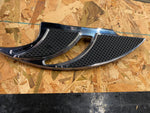Custom Billet Floorboards Passenger Harley Touring Softail Chopper Chrome rubber