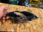 Custom Billet Floorboards Passenger Harley Touring Softail Chopper Chrome rubber