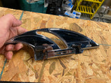 Custom Billet Floorboards Passenger Harley Touring Softail Chopper Chrome rubber