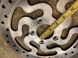 HARLEY OEM TOURING FLH BRAKE DISC 08-25 REAR DRILLED GLIDE 41808-08 11.8" BREMBO