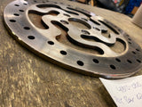 HARLEY OEM TOURING FLH BRAKE DISC 08-25 REAR DRILLED GLIDE 41808-08 11.8" BREMBO