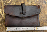 Vtg Leather Tool bag Ammo Pouch 20's Motorcycle JD Hendee thor pope Indian WW1 !