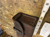 Vtg Leather Tool bag Ammo Pouch 20's Motorcycle JD Hendee thor pope Indian WW1 !