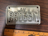 Vintage Original 1988 Virginia Motorcycle License Plate 755089 Man Cave