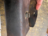 Vtg Leather Tool bag Ammo Pouch 20's Motorcycle JD Hendee thor pope Indian WW1 !