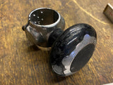 Vtg Suicide Knob Auto Truck Hot Rod Spinner Tractor Black Old Skool Acc!