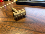 Vtg Gillette Flair Tip Safety Razor Shaving Grooming 50's TTO Twist to open tool