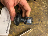 Vtg Suicide Knob Auto Truck Hot Rod Spinner Tractor Black Old Skool Acc!