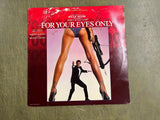 For Your Eyes Only SoundTrack James Bond 007 1981 Vinyl LP