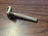 Vtg Gillette Flair Tip Safety Razor Shaving Grooming 50's TTO Twist to open tool