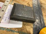 Antique 1860s ambrotype picture Tin Type thermoplastic case velvet Civil War Era